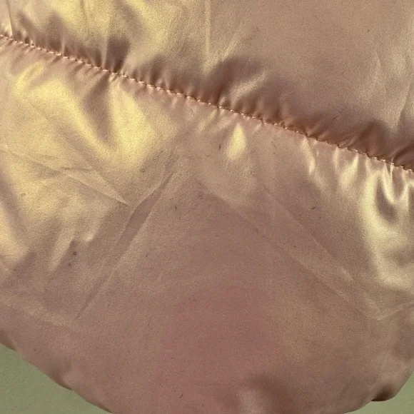 Le Chic Metallic Pink Puffy Coat with Belt Bag - Picture 2 of 10